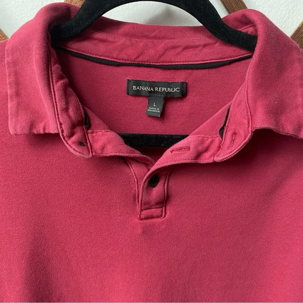 🍄 3/$30 Banana Republic Luxury Polo